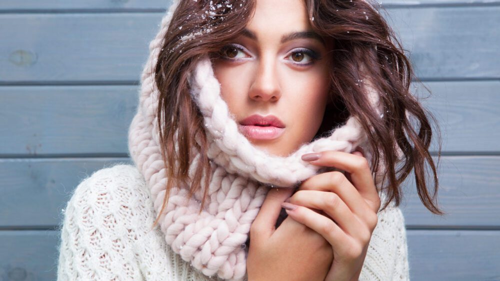girl winter permanent makeup